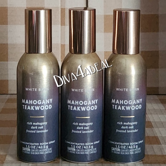 3X Bath & Body Works MAHOGANY TEAKWOOD Concentrated Room Sprays - Picture 1 of 1